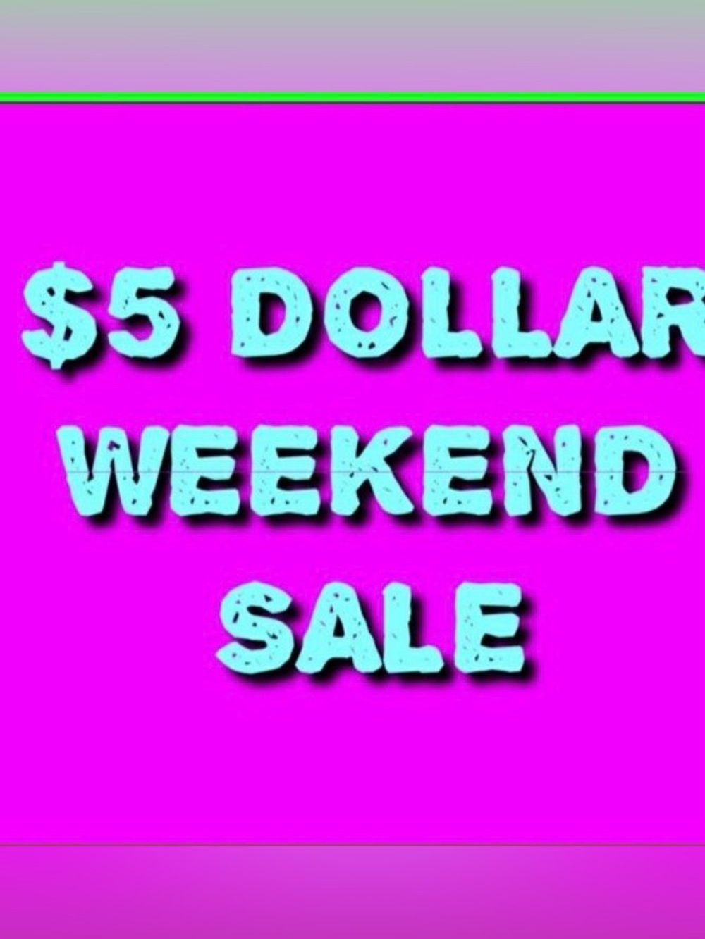 Any jeans women or men in my store 8/28-29 $5